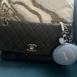Chanel limited denim hand cream and pouch set LA CRÈME MAIN
